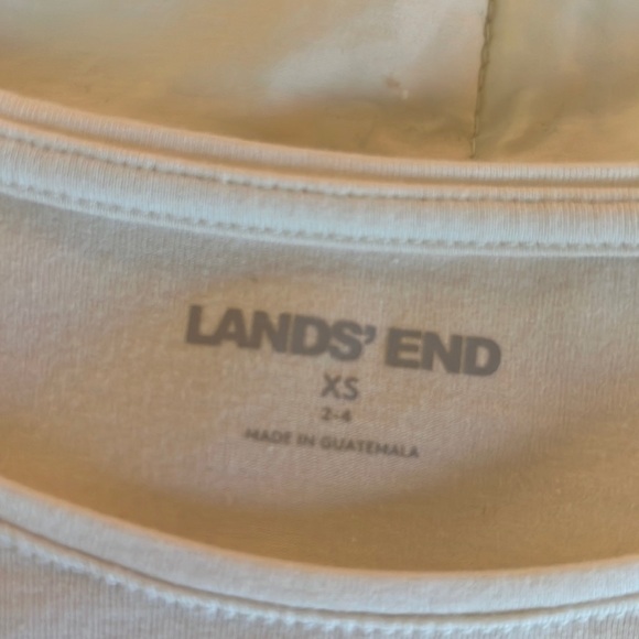 Lands’ End Holiday Limited Edition Woman’s Fitted Cotton Tee Shirt - Picture 4 of 7